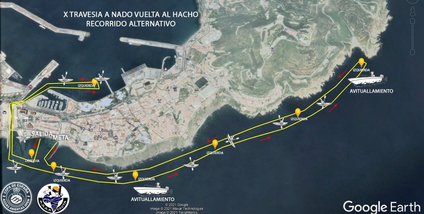 Aguas Abiertas presenta un recorrido alternativo para la X Vuelta al Hacho de mañana