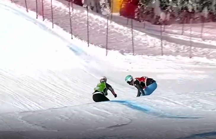 Regino Hernández se mete en la final de la Copa del Mundo de boardercross en Georgia. Archivo