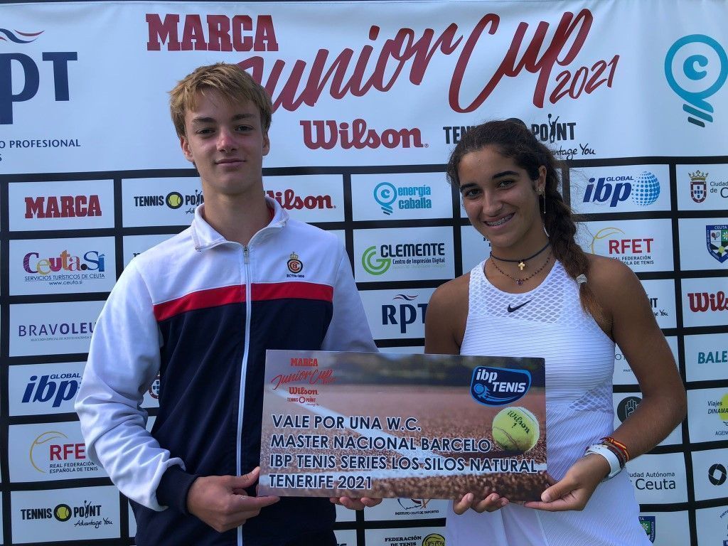 Esteve Agustí y Claudia Martínez ganadores del Máter Nacional RPT Junior de Ceuta