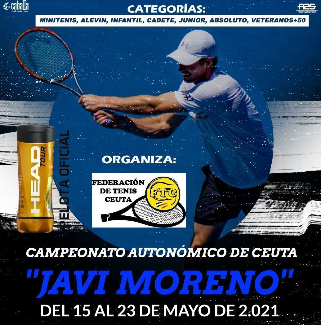 La Federación de Tenis de Ceuta organiza el campeonato “Javi Moreno” 2021
