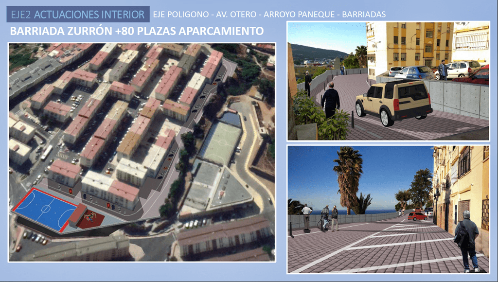 La Ciudad presenta sus proyectos para la remodelación de la barriada de Zurrón y todo su entorno