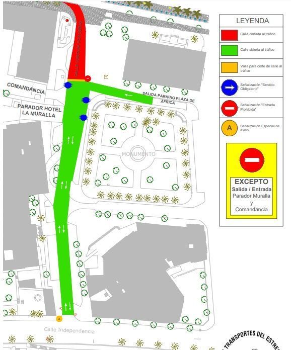 La Ciudad cortará la circulación a la altura del cruce de la Calle Luis López Anglada