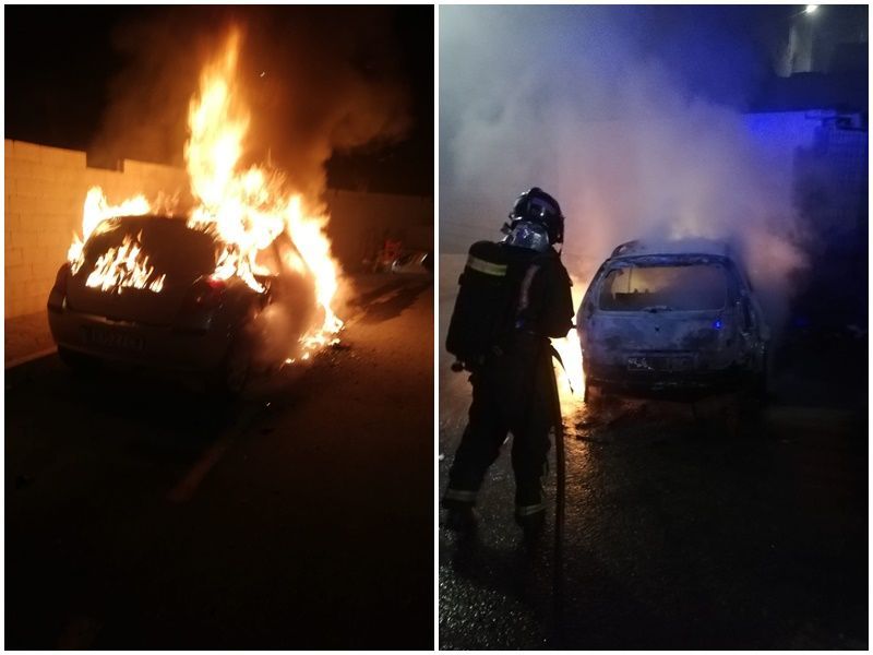 Dos nuevos vehículos calcinados durante la madrugada en diferentes puntos de la ciudad