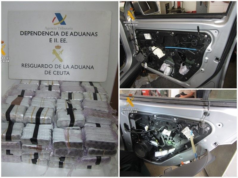 La Guardia Civil detiene a un ceutí que introducía desde Algeciras casi 70.000 pastillas de Rivotril