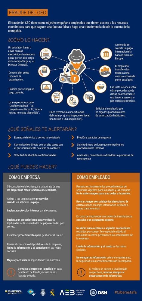 La Policía Nacional alerta a las empresas sobre la estafa CEO