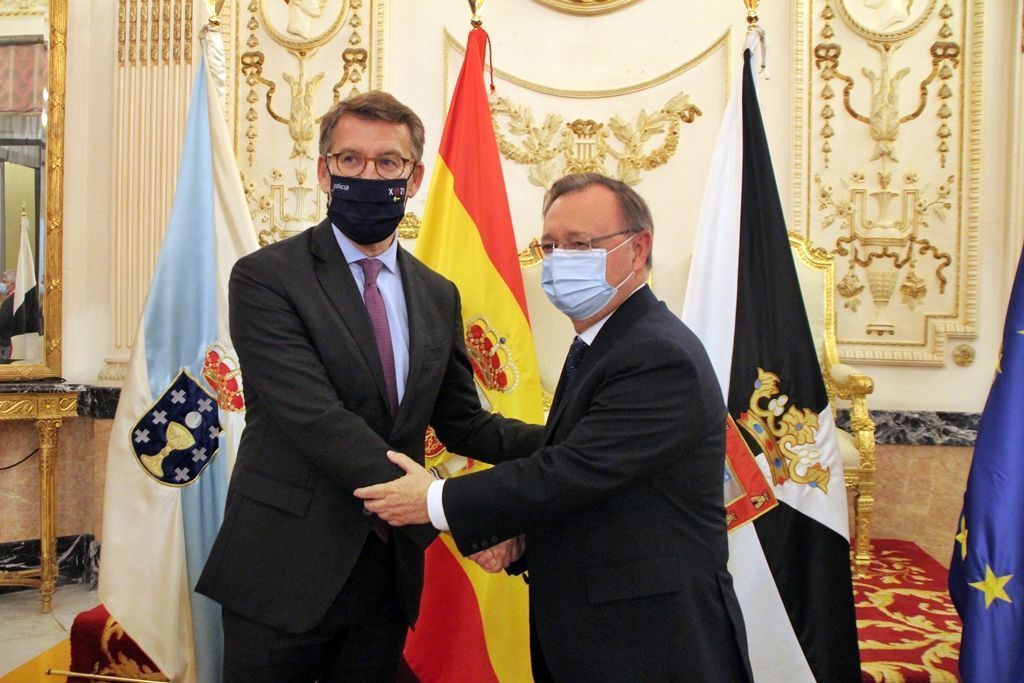Juan Vivas agradece el apoyo del presidente de la Xunta de Galicia