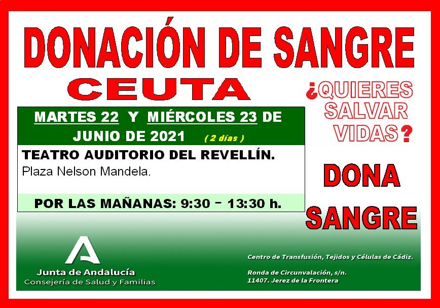 Organizadas para la próxima semana otras dos jornadas de donación de sangre
