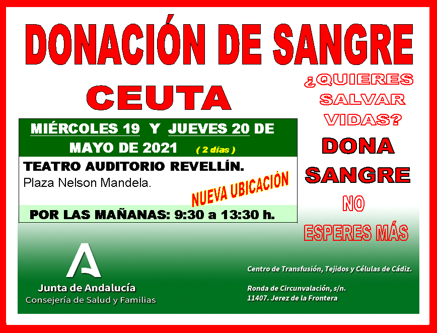 Organizada para la próxima semana otras dos jornadas de donación de sangre