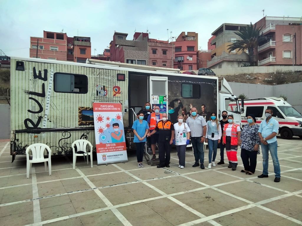 Sanidad repetirá la campaña de vacunación móvil tras el éxito en Príncipe Alfonso y Príncipe Felipe