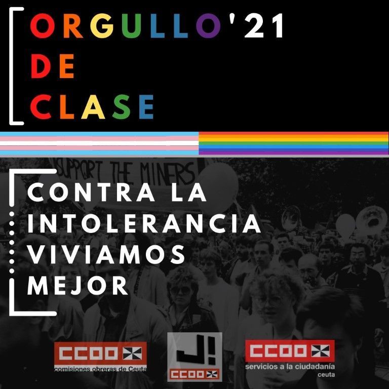 CARTEL ORGULLO 2021 JOVENES CCOO