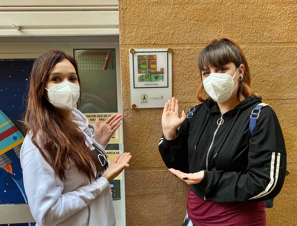 La ludoteca K-PRIKA se une al proyecto 'Pon un pictograma en tu puerta'