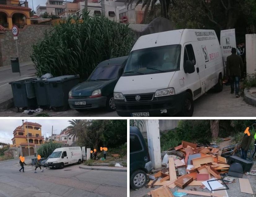 Remar vuelve a tirar muebles en la calle