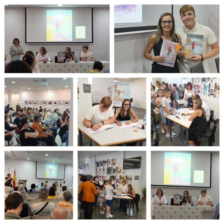 Presentación del cuento "Piedra Corazón" en la Biblioteca Pública del Estado en Ceuta "Adolfo Suárez".