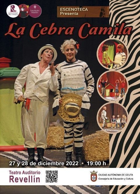 El espectáculo infantil "La cebra Camila" se representará en el Revellín los días 27 y 28 de diciembre