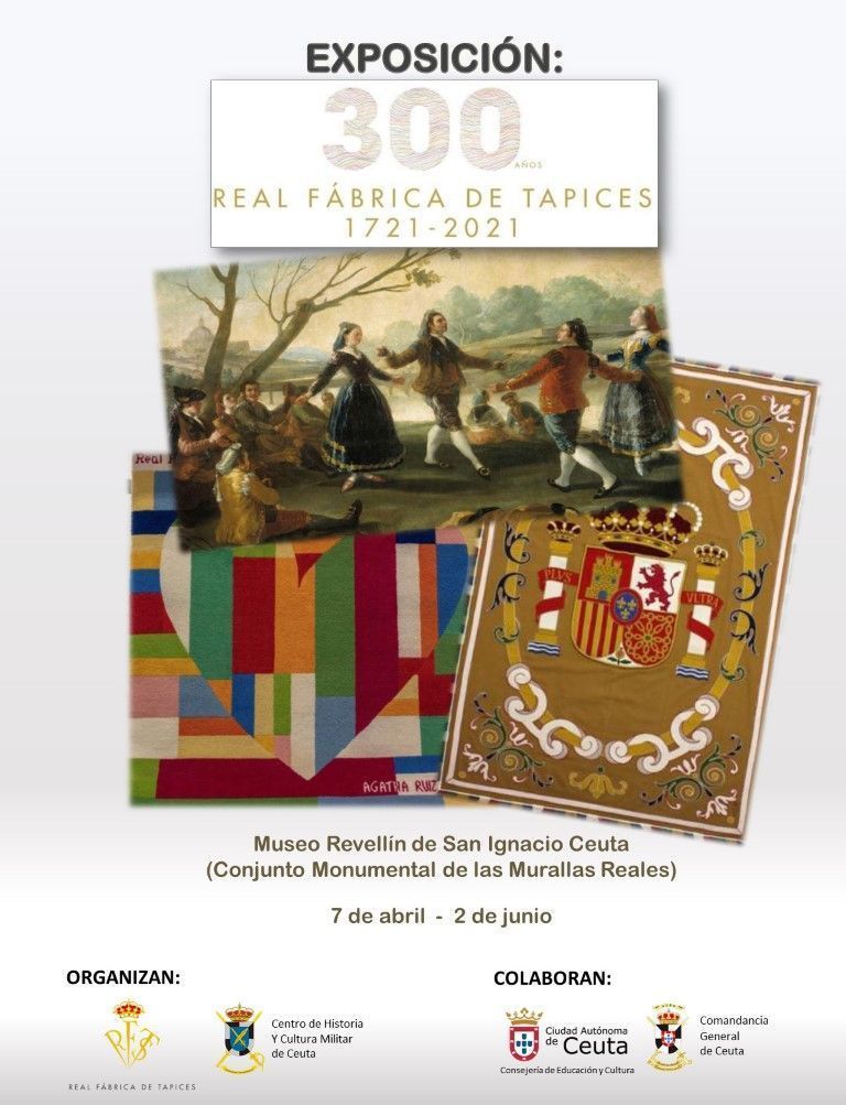 El Museo del Revellín de San Ignacio acogerá desde este jueves la primera exposición en Ceuta de la Real Fábrica de Tapices 