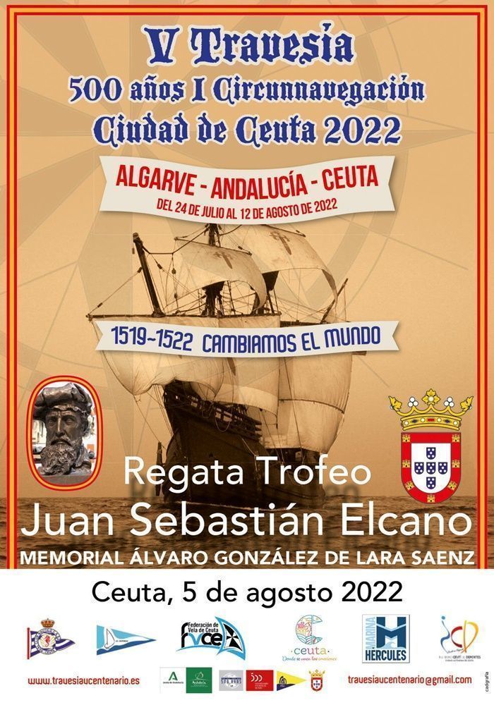 Ceuta se engalana para recibir a los participantes de la “V Travesía de los 500 años de la I Vuelta al Mundo a Vela”
