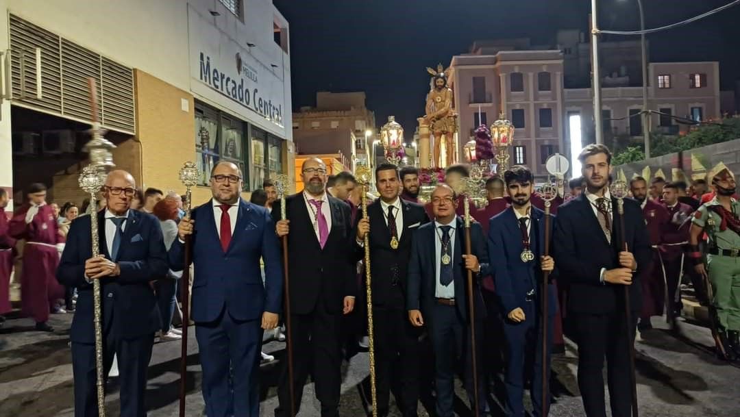 La Casa de Ceuta en Melilla participa en el XXV Aniversario de la Bendición de la talla de la Flagelación de Melilla