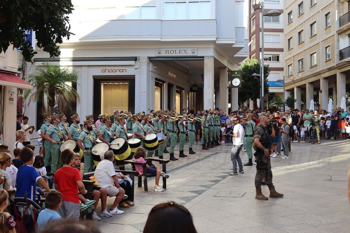 Un pasacalles legionario inicia los actos con motivo del aniversario de La Legión