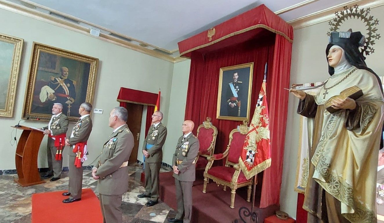 El Cuerpo de Intendencia celebra la festividad de su Patrona Santa Teresa