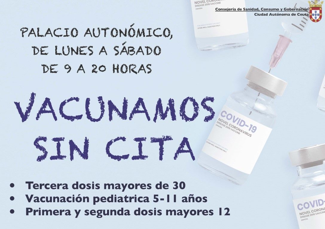 El punto de vacunación del Ayuntamiento estará abierto sin cita
