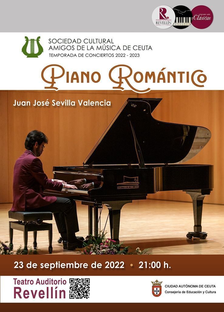 Cultura y Amigos de la Música iniciarán el día 23 el ciclo de conciertos con el pianista Juan José Sevilla