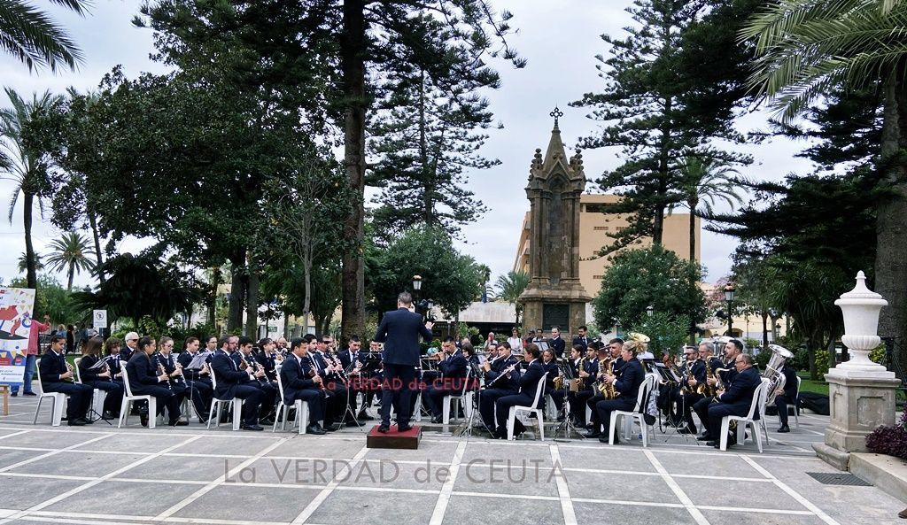 La Plaza de África fue el lugar elegido para el concierto por el Día de la Hispanidad 