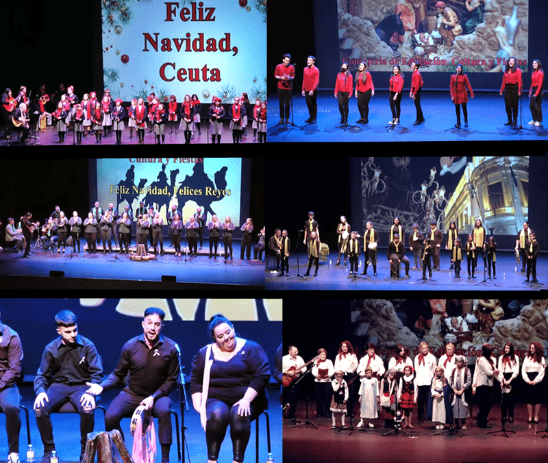 Villancicos con alegría y "Al compás de la Navidad" en el Revellín