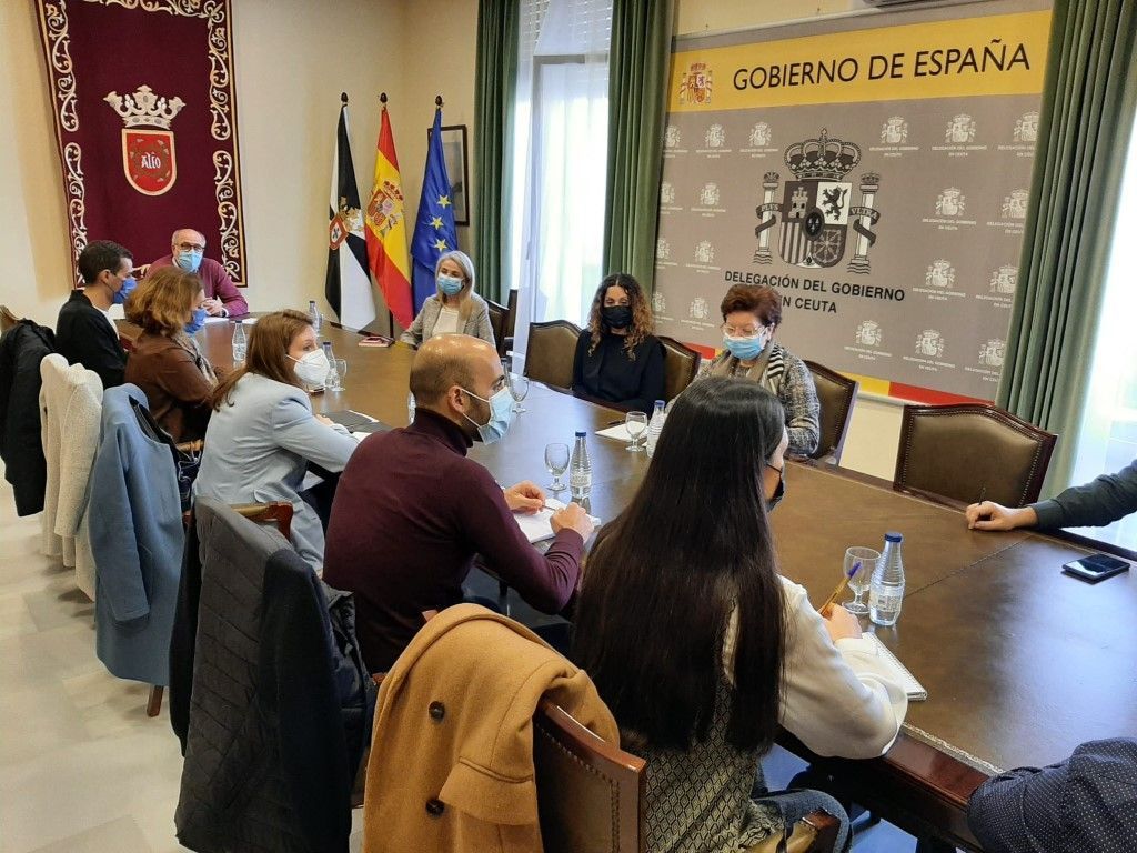 Delegación y Ayuntamiento reciben al equipo técnico de Tragsatec encargado del borrador del Plan Estratégico de Ceuta