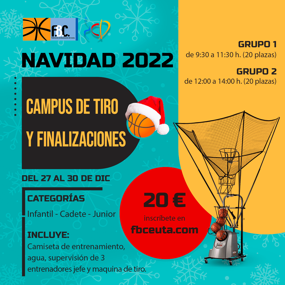 La Federación de Baloncesto organiza el campus de tiro y finalizaciones
