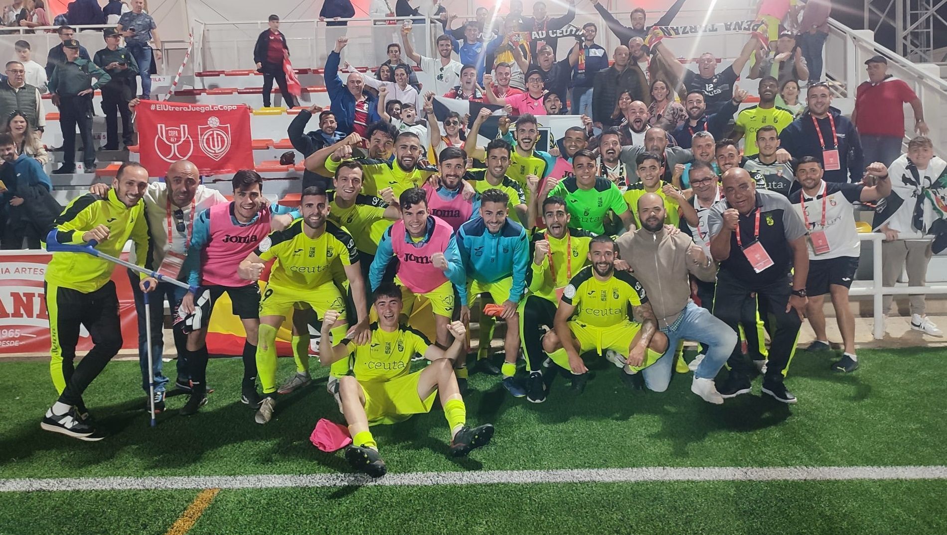 El Ceuta se impone al Utrera y sigue adelante en la Copa del Rey (0-1)