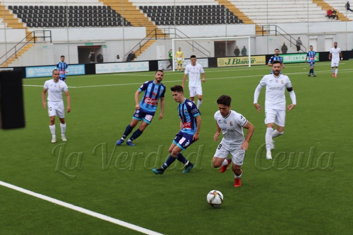 El Ceuta consigue una victoria de prestigio ante el CD Coria (3-1)