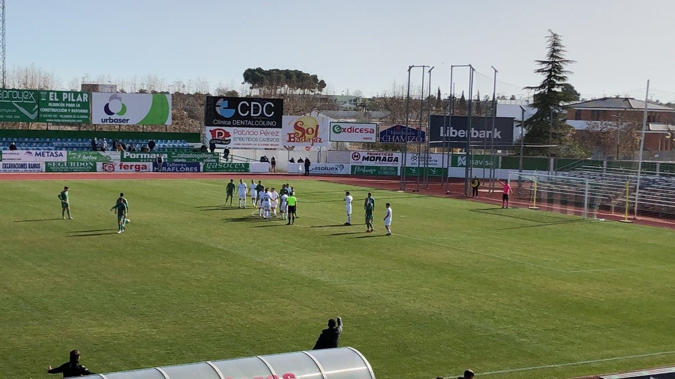 La AD Ceuta consigue una importantísima victoria ante el CF Villanovense (0-1). Foto Twitter CF Villanovense