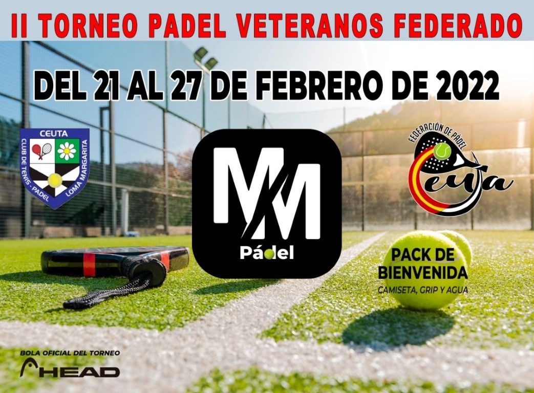 La Federación de Pádel de Ceuta presenta el calendario del año 2022
