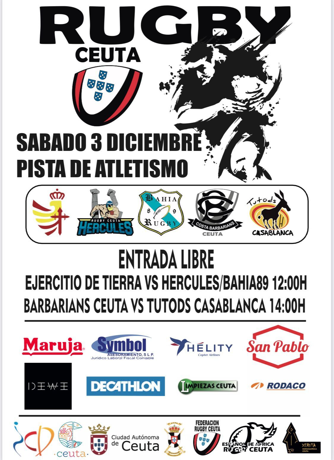 La selección nacional militar inaugura oficialmente este sábado el campo de rugby