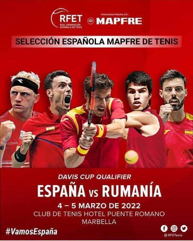 La Federación de Tenis sorteará 2 abonos para la eliminatoria España-Rumanía de Copa Davis