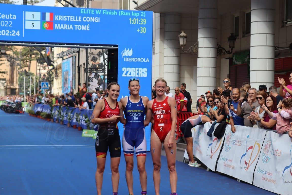 La española María Casals, segunda en la Copa de Europa de Triatlón