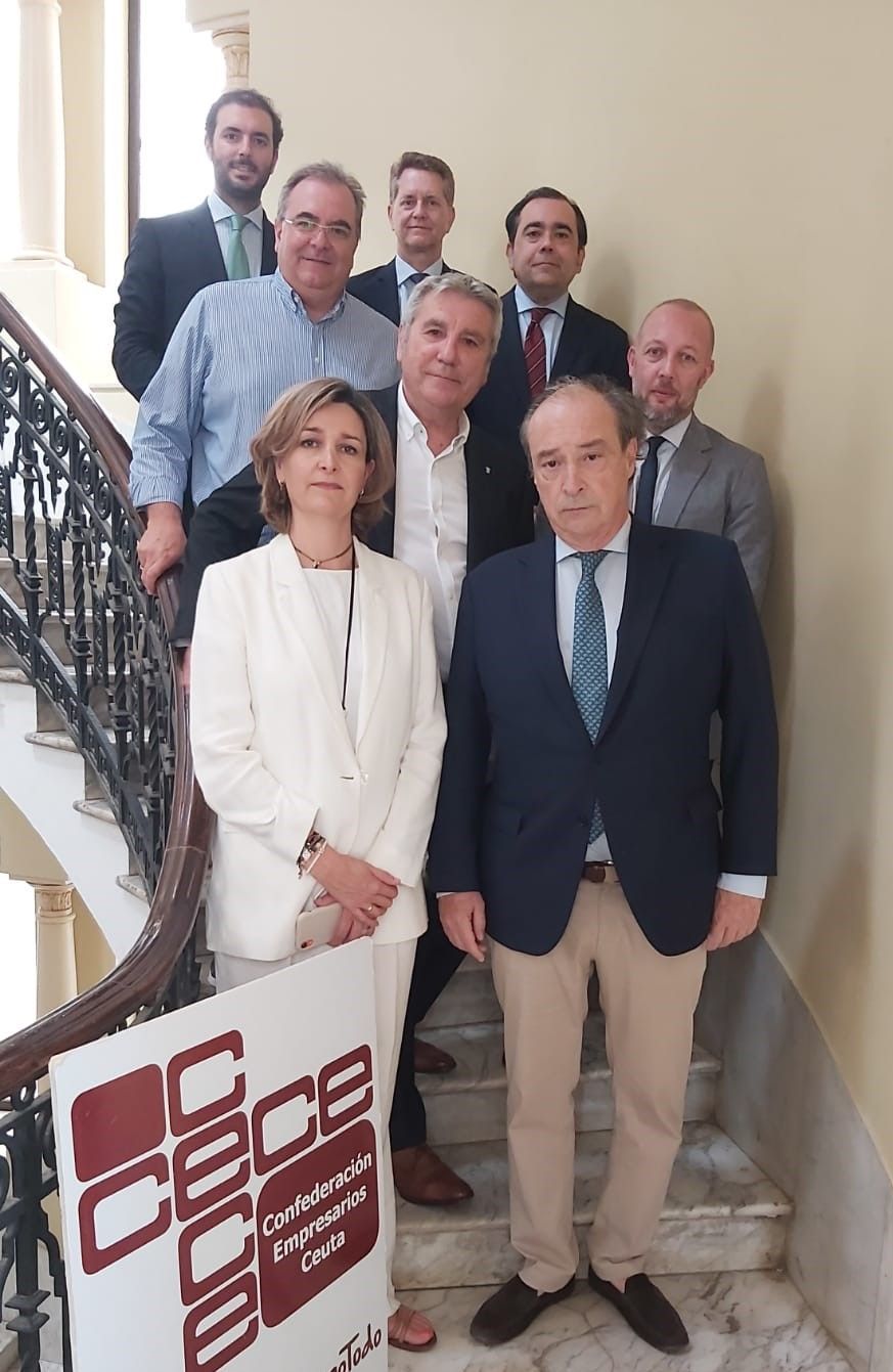 El secretario general de CEOE visita Ceuta para reforzar el trabajo con la CECE