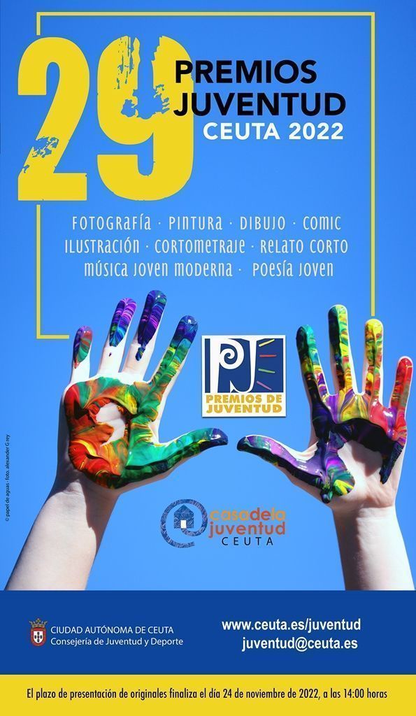 Abierto el plazo para concursar en algunas de las nueve modalidades de los XXIX Premios Juventud  