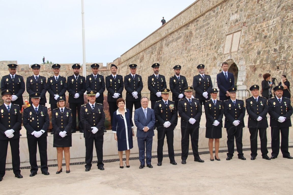 La Policía Nacional celebra su patrón Santos Ángeles Custodios en las Murallas Reales
