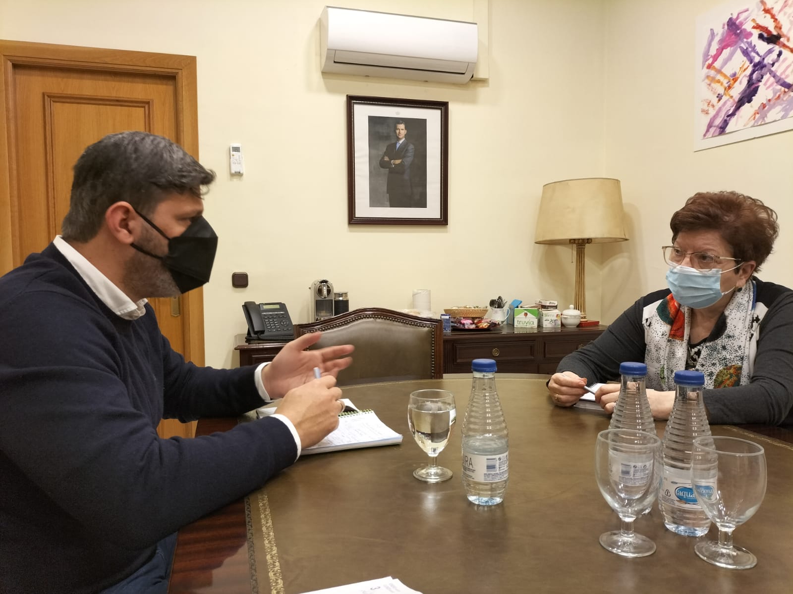 Mohamed Mustafa (Ceuta Ya!) se reúne con la delegada del Gobierno