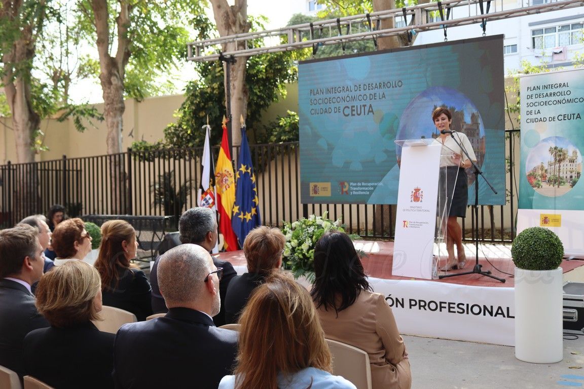 Isabel Rodríguez presenta el plan integral para “el futuro y la esperanza” de Ceuta