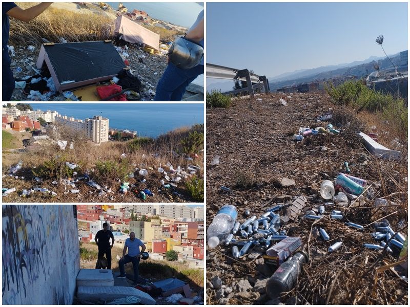Libres de Ceuta denuncia el estado de abandono de las explanadas de Los Rosales