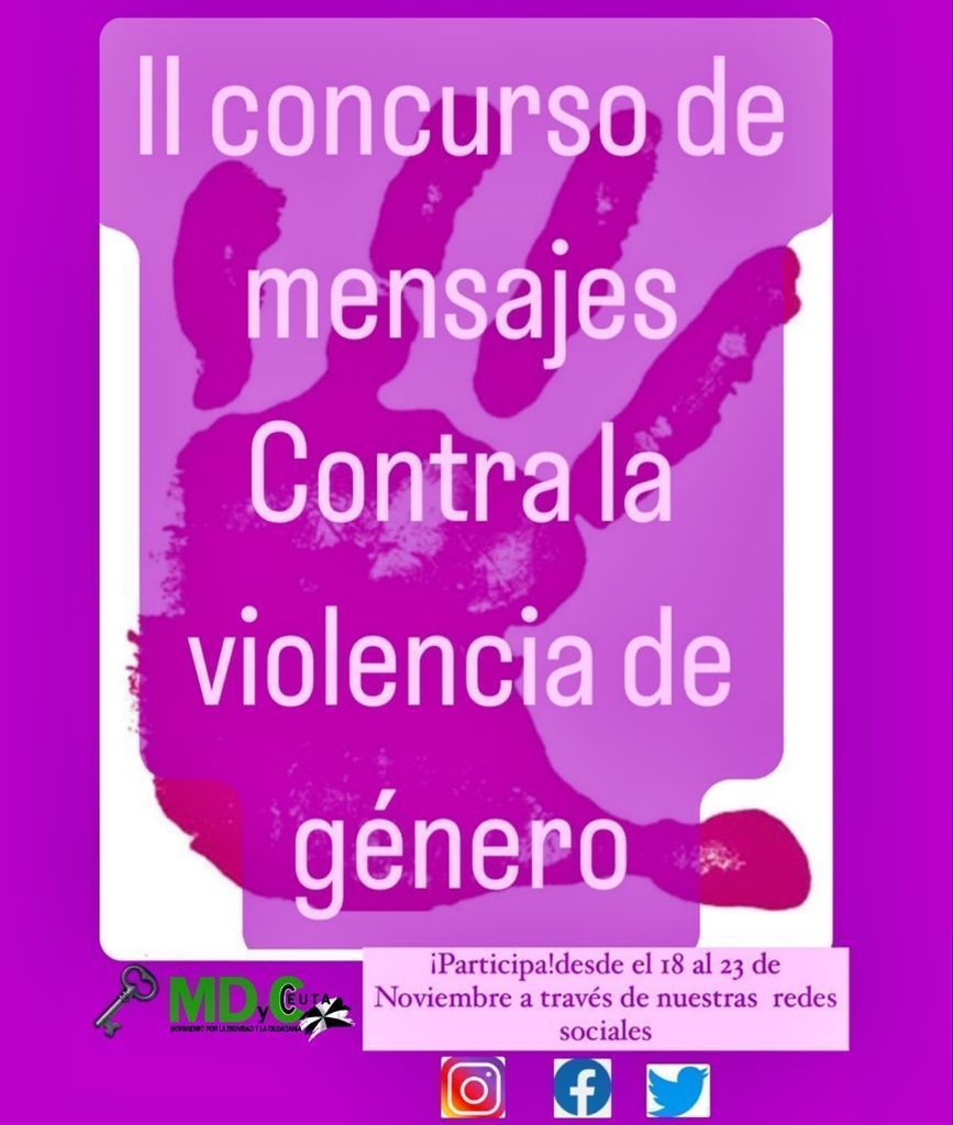 El MDyC convoca el "II Concurso de mensajes contra la Violencia de Género"