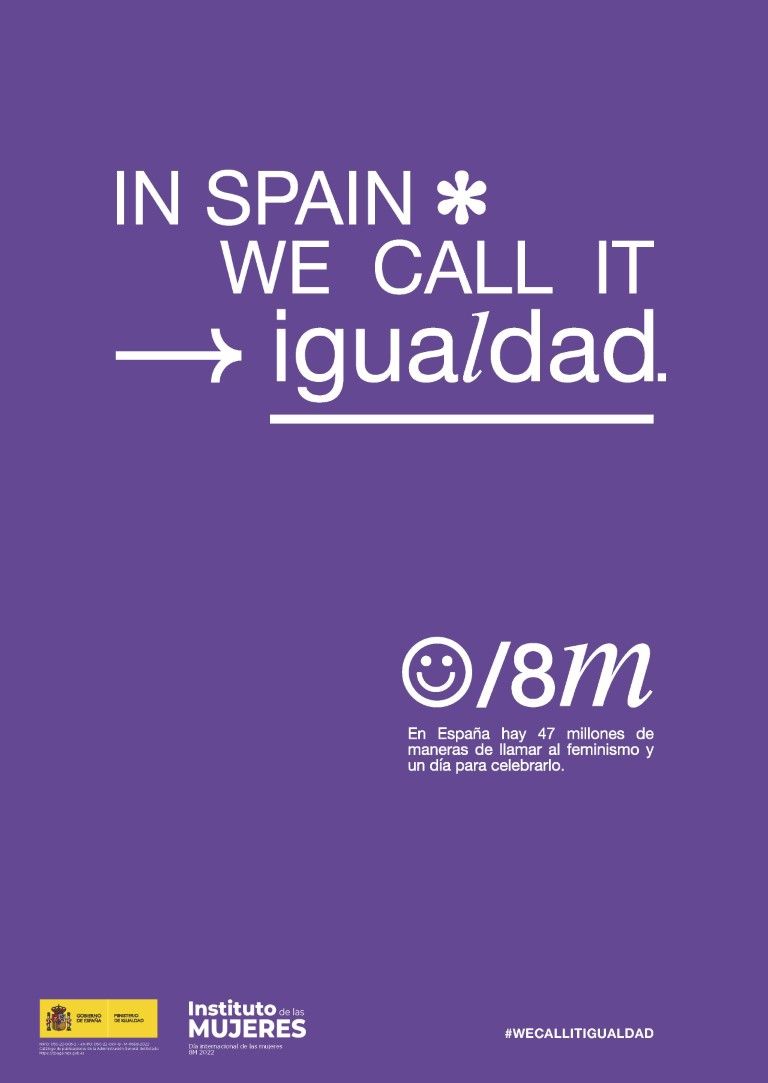 Igualdad presenta la campaña 'In Spain we call it igualdad' con motivo del 8M