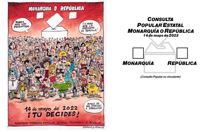 Podemos Ceuta se suma a la consulta popular: ¿Monarquía o República?
