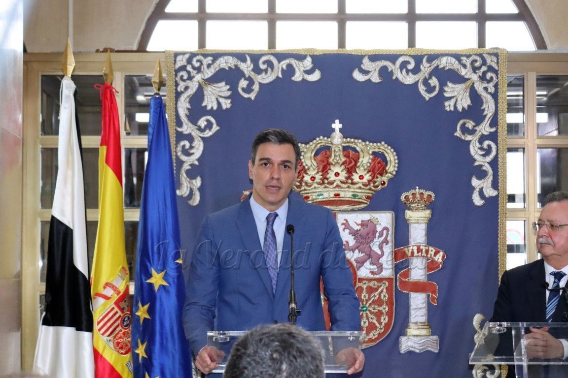 Sánchez expresa su apoyo a las pretensiones de Ceuta y Melilla de ingresar en el Comité Europeo de las Regiones
