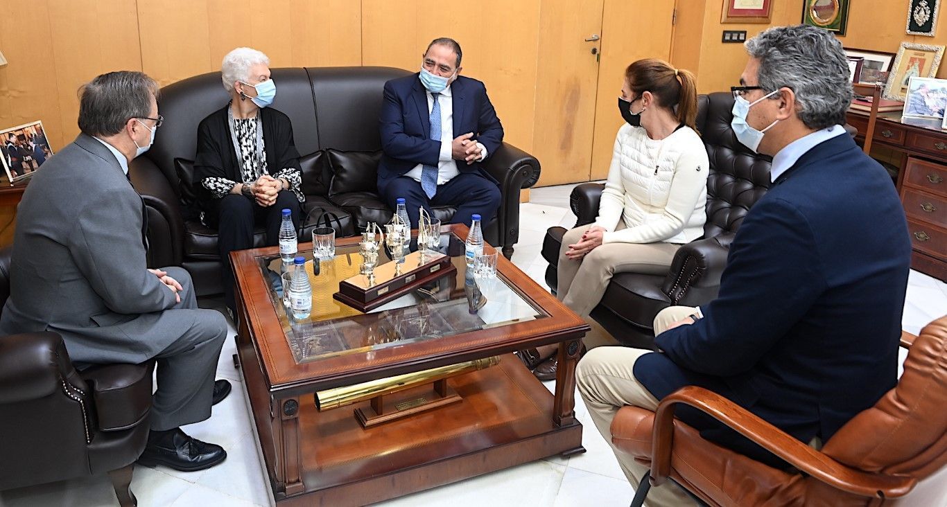 El presidente Vivas recibe a la embajadora de Isral en España