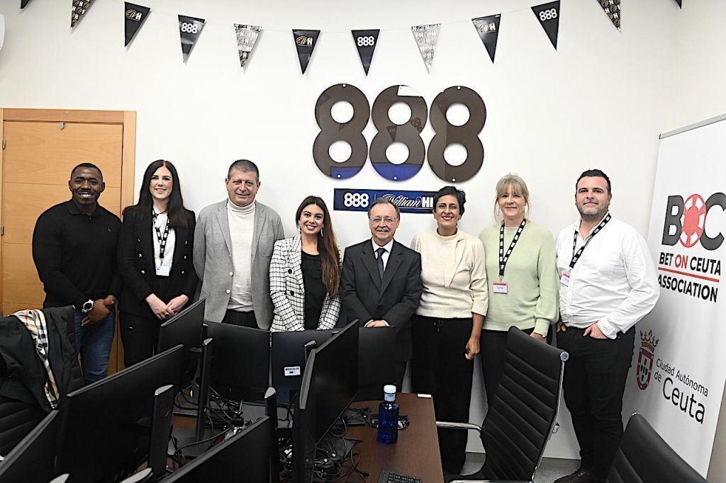 Vivas visita las oficinas de 888, empresa de juego online