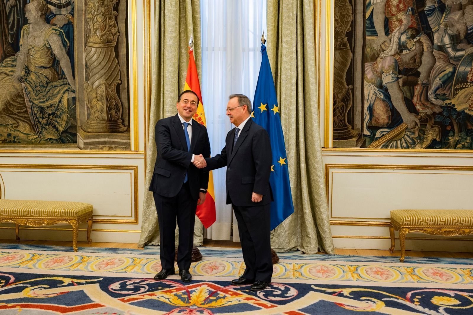 Vivas aborda con Albares el proceso de normalización de la frontera y el estatus de Ceuta en la Unión Europea  