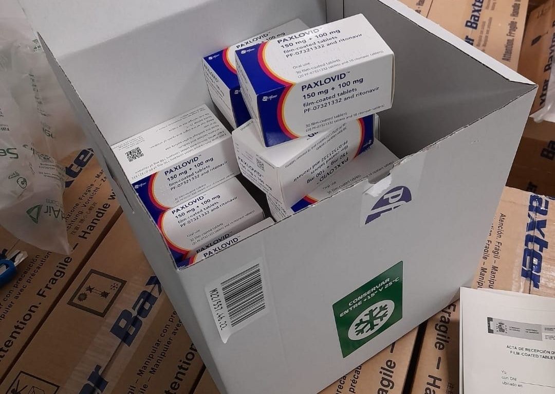 Ceuta recibe las primeras dosis del nuevo tratamiento oral contra la covid-19